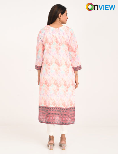 ONVIEW | 511 | COTTON CHIKANKARI WORK WITH DIGITAL PRINT | PACK OF 4