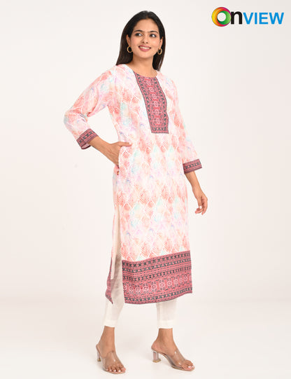 ONVIEW | 511 | COTTON CHIKANKARI WORK WITH DIGITAL PRINT | PACK OF 4