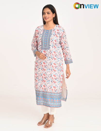 ONVIEW | 513 | COTTON CHIKANKARI WORK WITH DIGITAL PRINT | PACK OF 4