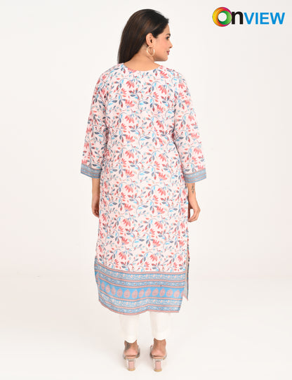 ONVIEW | 513 | COTTON CHIKANKARI WORK WITH DIGITAL PRINT | PACK OF 4