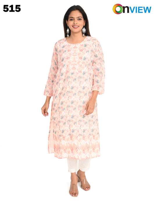 ONVIEW | 515 | COTTON CHIKANKARI WORK WITH DIGITAL PRINT | PACK OF 4