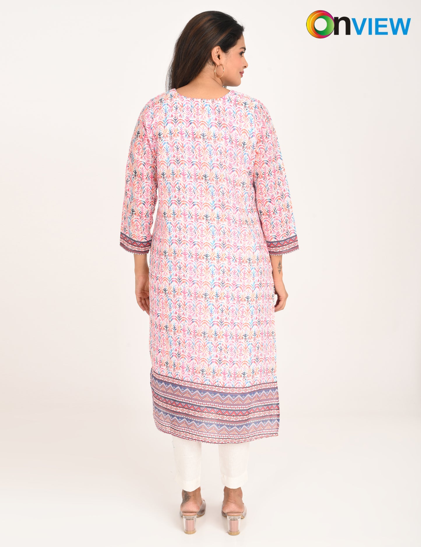 ONVIEW | 530 | COTTON CHIKANKARI WORK WITH DIGITAL PRINT | PACK OF 4