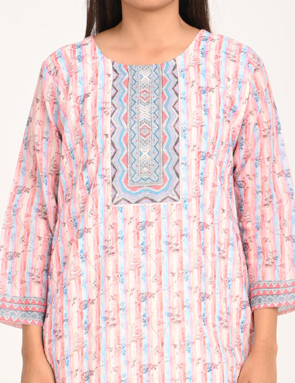 ONVIEW | 544 | COTTON CHIKANKARI WORK WITH DIGITAL PRINT | PACK OF 4