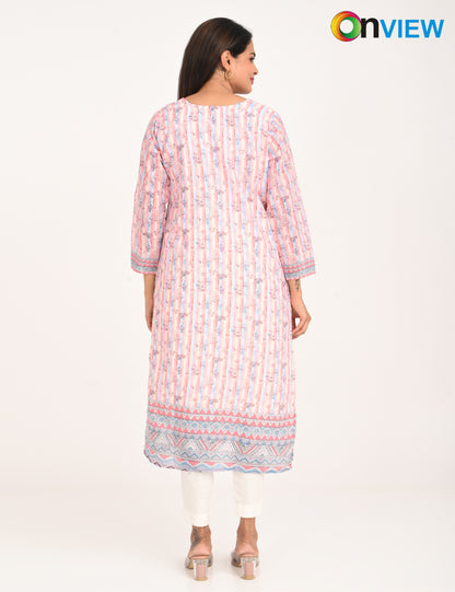 ONVIEW | 544 | COTTON CHIKANKARI WORK WITH DIGITAL PRINT | PACK OF 4