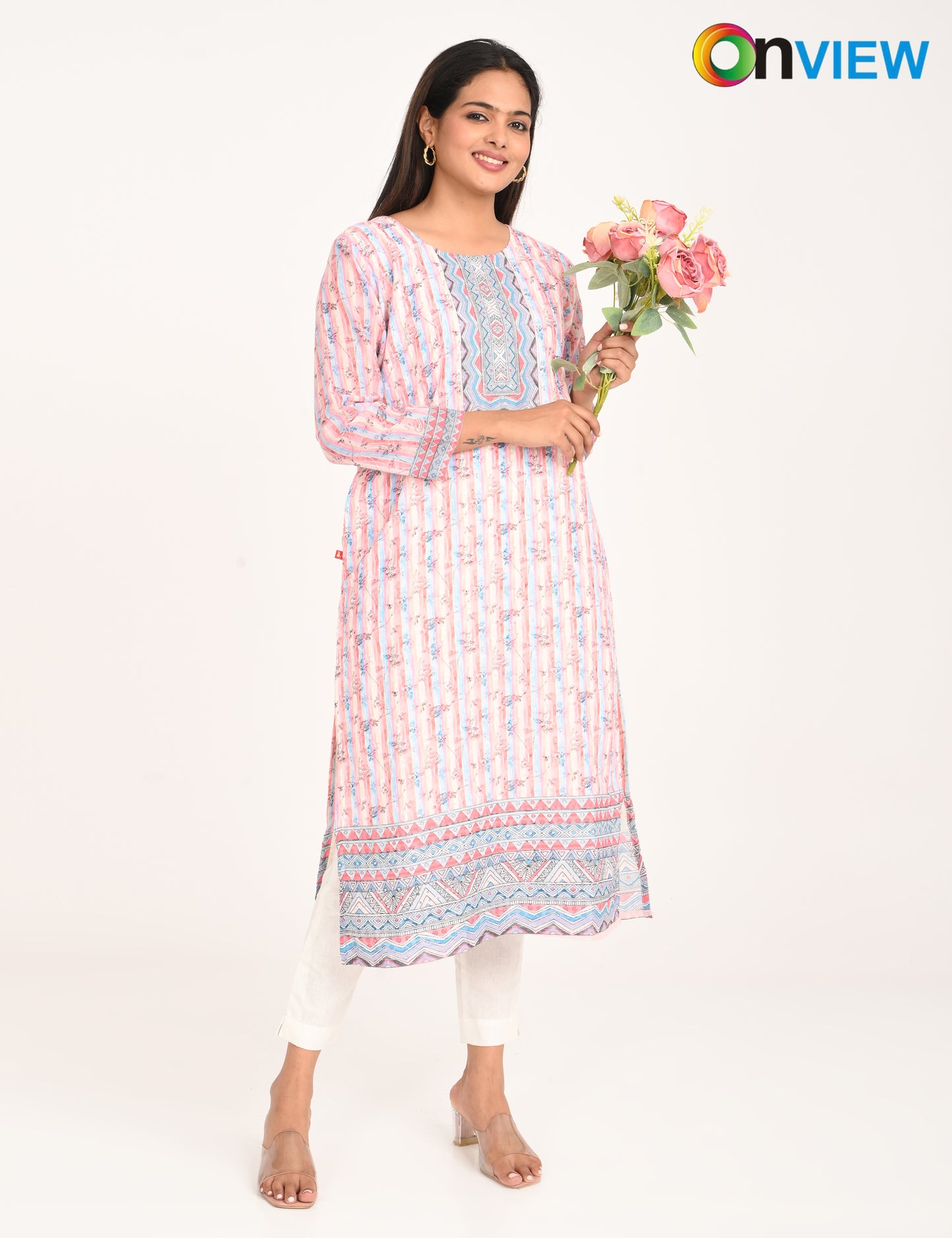 ONVIEW | 544 | COTTON CHIKANKARI WORK WITH DIGITAL PRINT | PACK OF 4