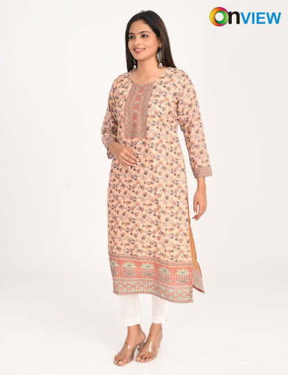 ONVIEW | 546 | COTTON CHIKANKARI WORK WITH DIGITAL PRINT | PACK OF 4