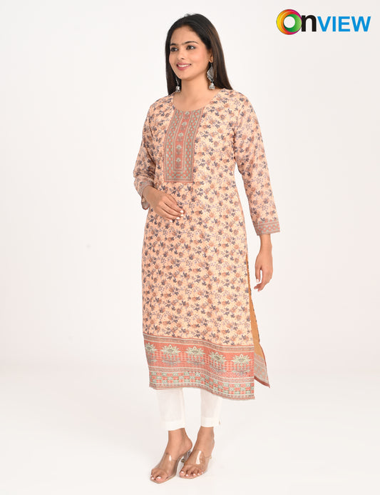 ONVIEW | 546 | COTTON CHIKANKARI WORK WITH DIGITAL PRINT | PACK OF 4