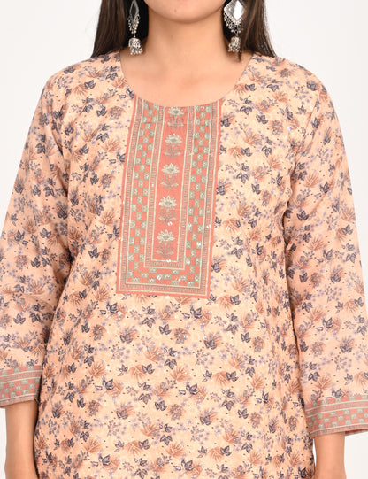 ONVIEW | 546 | COTTON CHIKANKARI WORK WITH DIGITAL PRINT | PACK OF 4