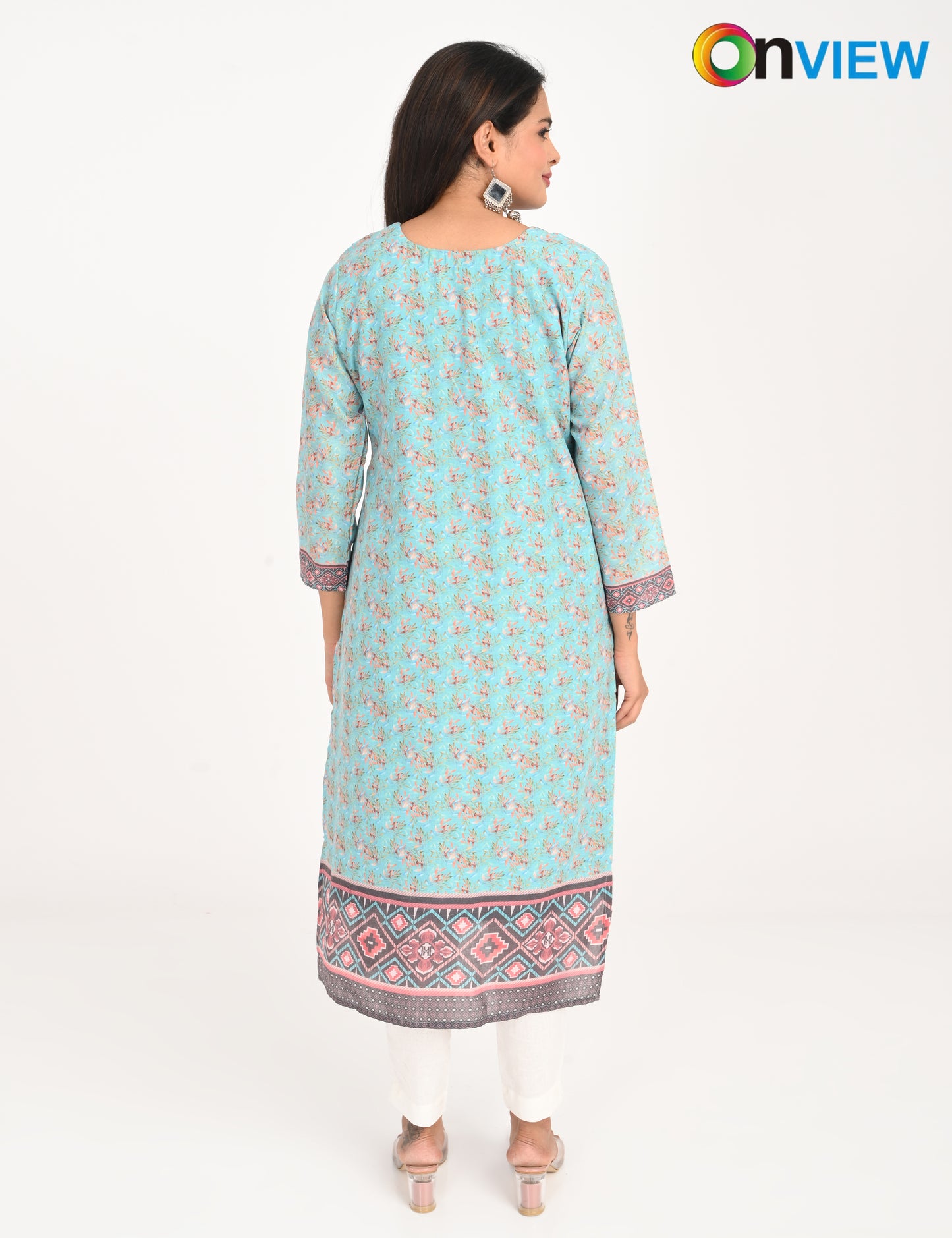 ONVIEW | 547 | COTTON CHIKANKARI WORK WITH DIGITAL PRINT | PACK OF 4