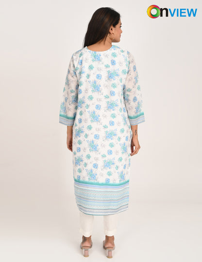 ONVIEW | 548 | COTTON CHIKANKARI WORK WITH DIGITAL PRINT | PACK OF 4