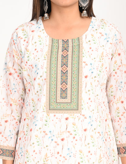 ONVIEW | 550 | COTTON CHIKANKARI WORK WITH DIGITAL PRINT | PACK OF 4
