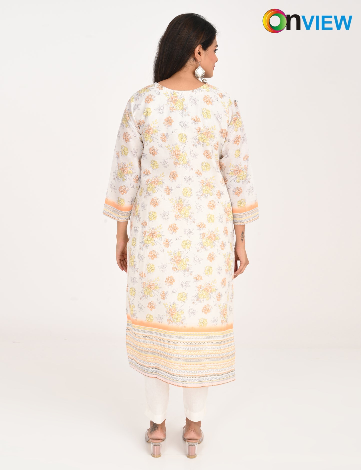 ONVIEW | 991 | COTTON CHIKANKARI WORK WITH DIGITAL PRINT | PACK OF 4
