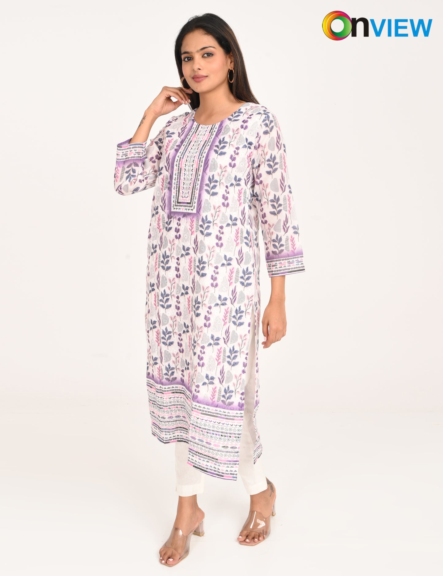 ONVIEW | 992 | COTTON CHIKANKARI WORK WITH DIGITAL PRINT | PACK OF 4
