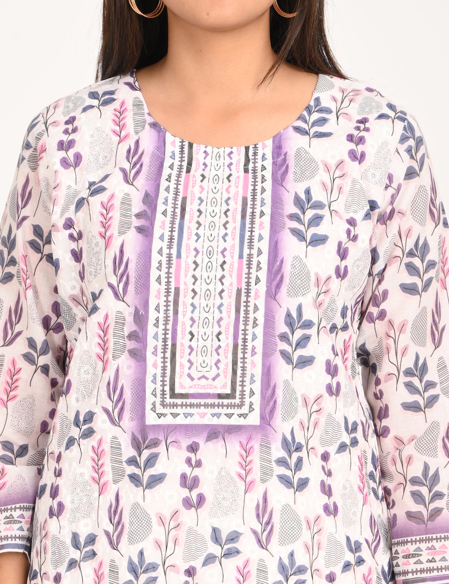 ONVIEW | 992 | COTTON CHIKANKARI WORK WITH DIGITAL PRINT | PACK OF 4