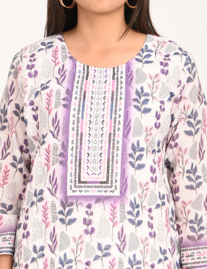 ONVIEW | 992 | COTTON CHIKANKARI WORK WITH DIGITAL PRINT | PACK OF 4