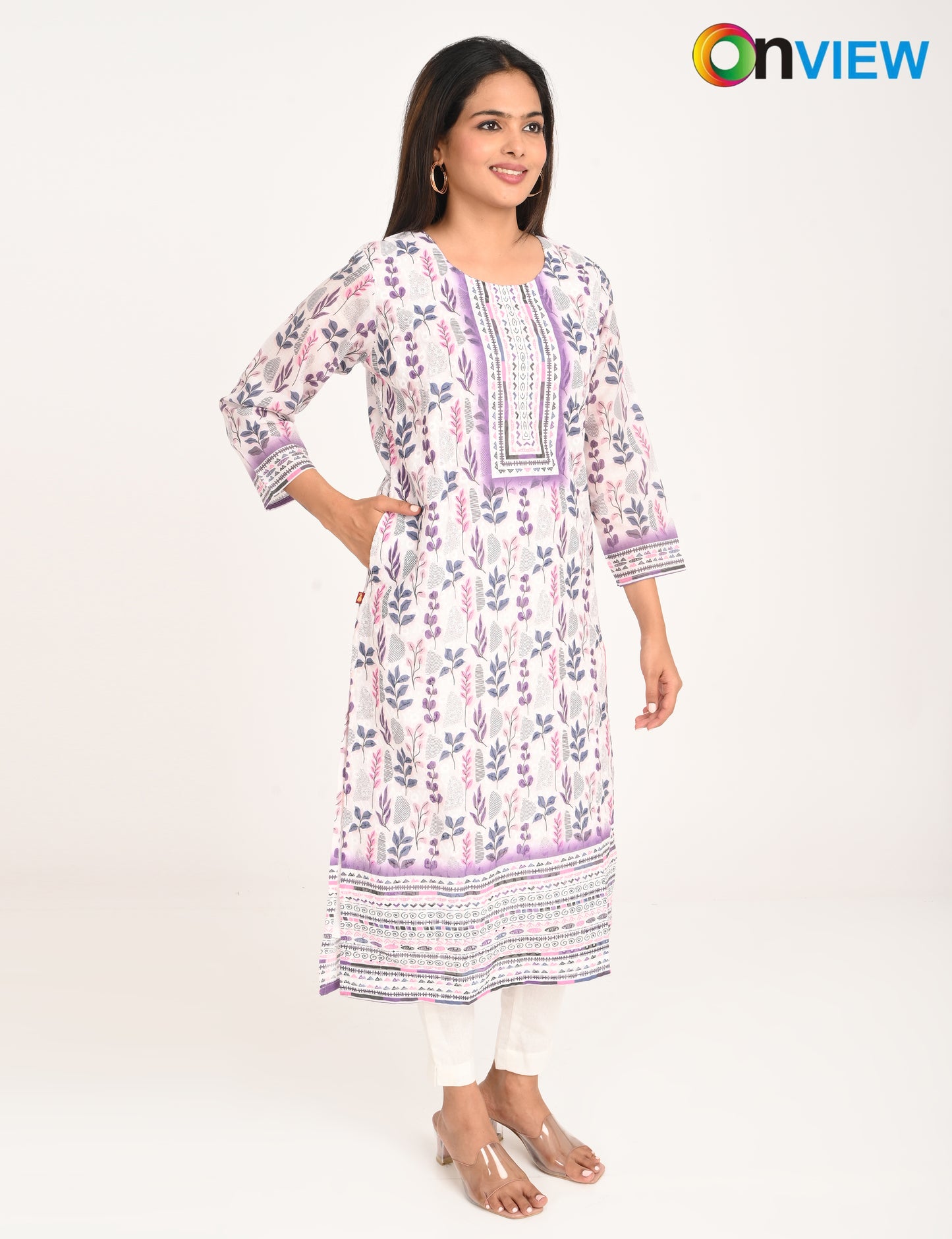 ONVIEW | 992 | COTTON CHIKANKARI WORK WITH DIGITAL PRINT | PACK OF 4