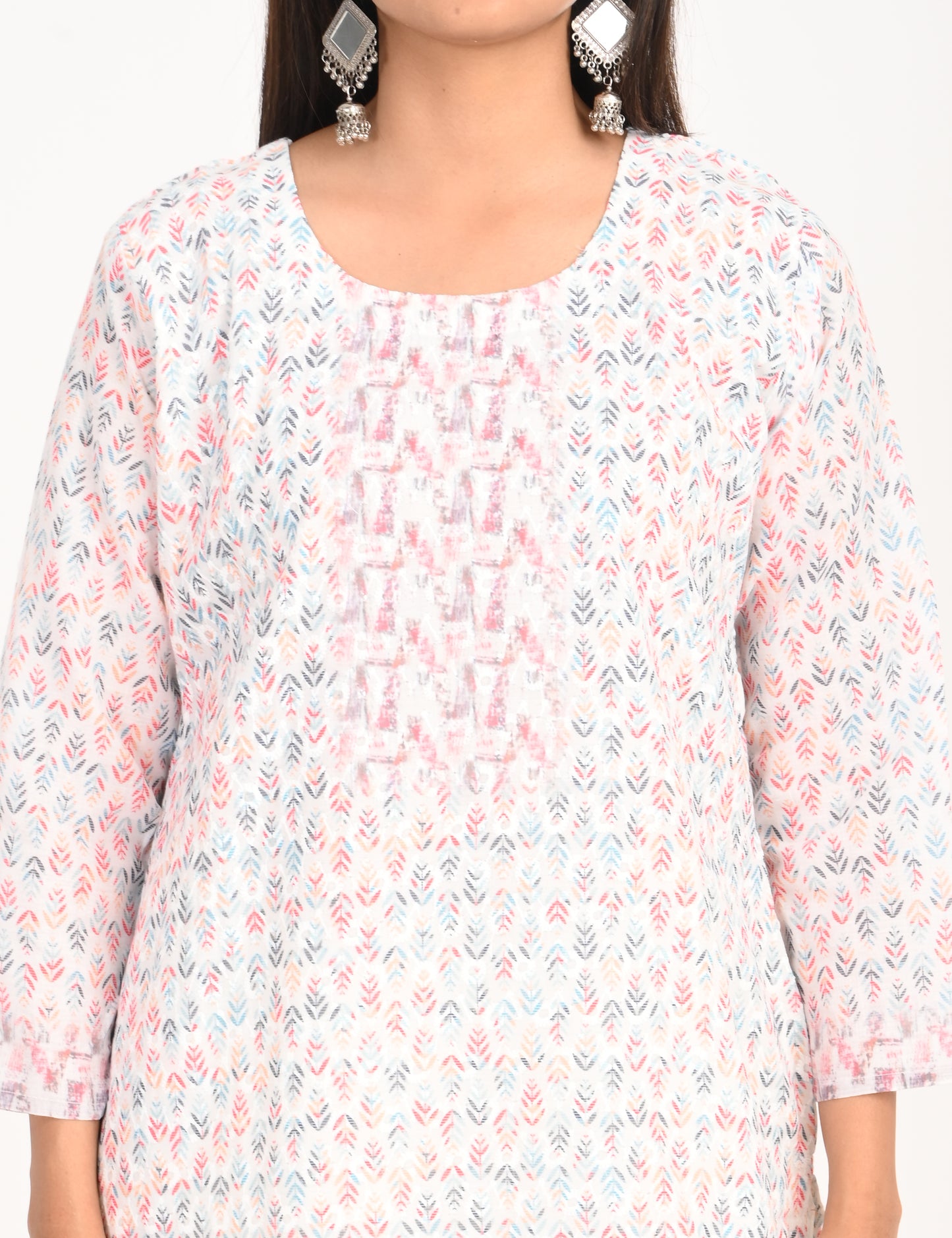 ONVIEW | 993 | COTTON CHIKANKARI WORK WITH DIGITAL PRINT | PACK OF 4