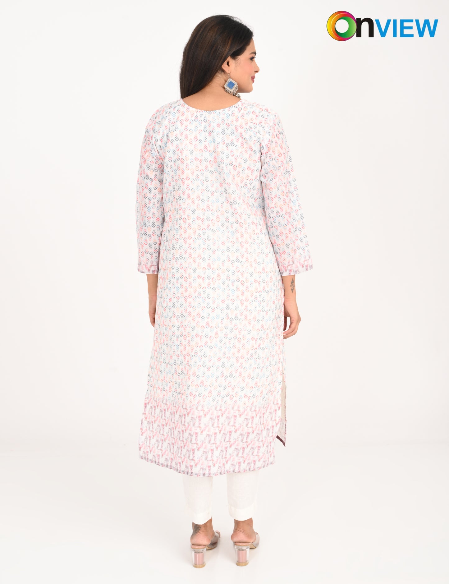 ONVIEW | 993 | COTTON CHIKANKARI WORK WITH DIGITAL PRINT | PACK OF 4