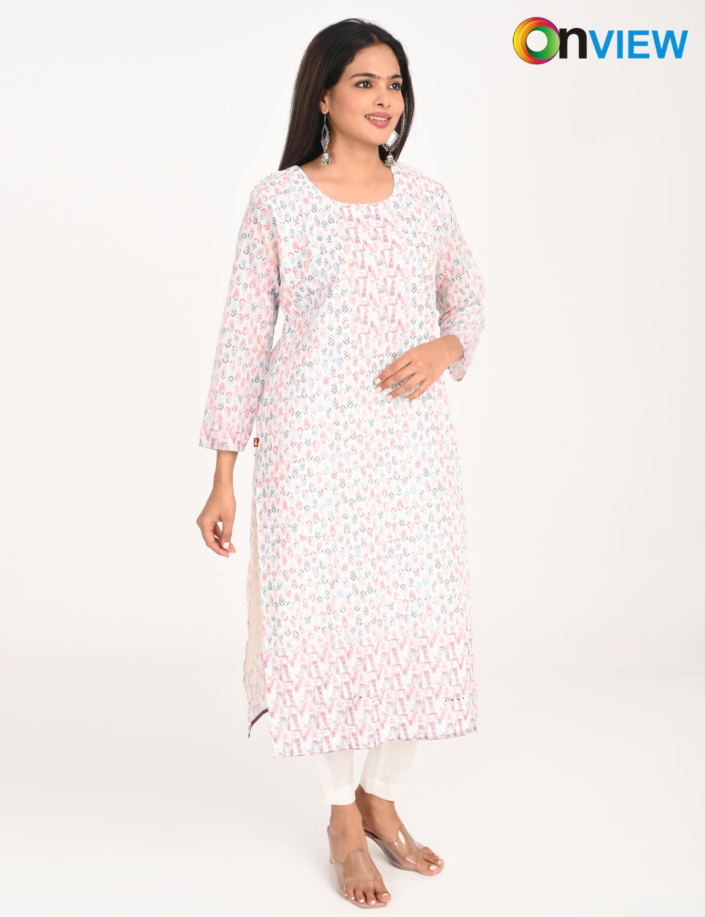 ONVIEW | 993 | COTTON CHIKANKARI WORK WITH DIGITAL PRINT | PACK OF 4