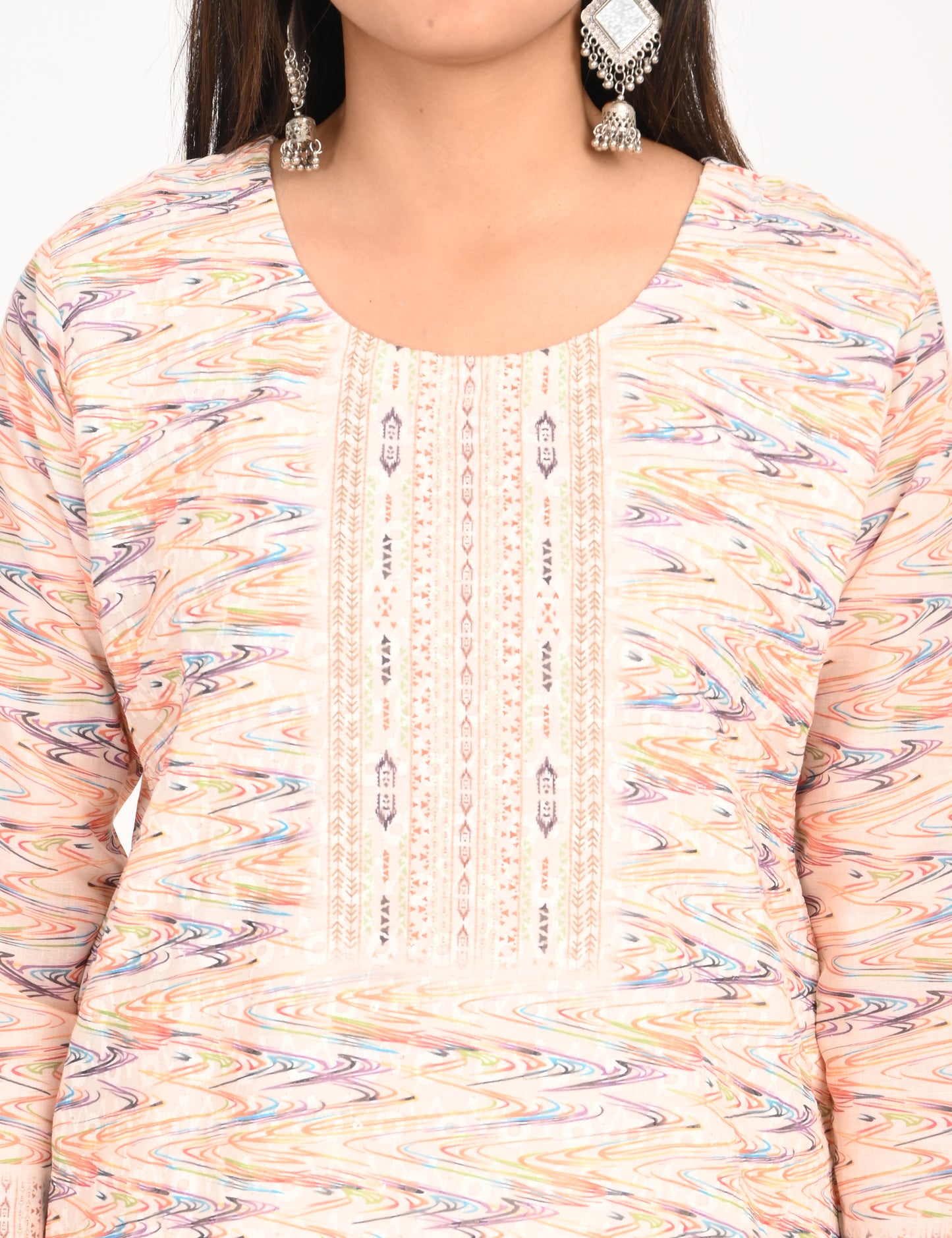 ONVIEW | 994 | COTTON CHIKANKARI WORK WITH DIGITAL PRINT | PACK OF 4