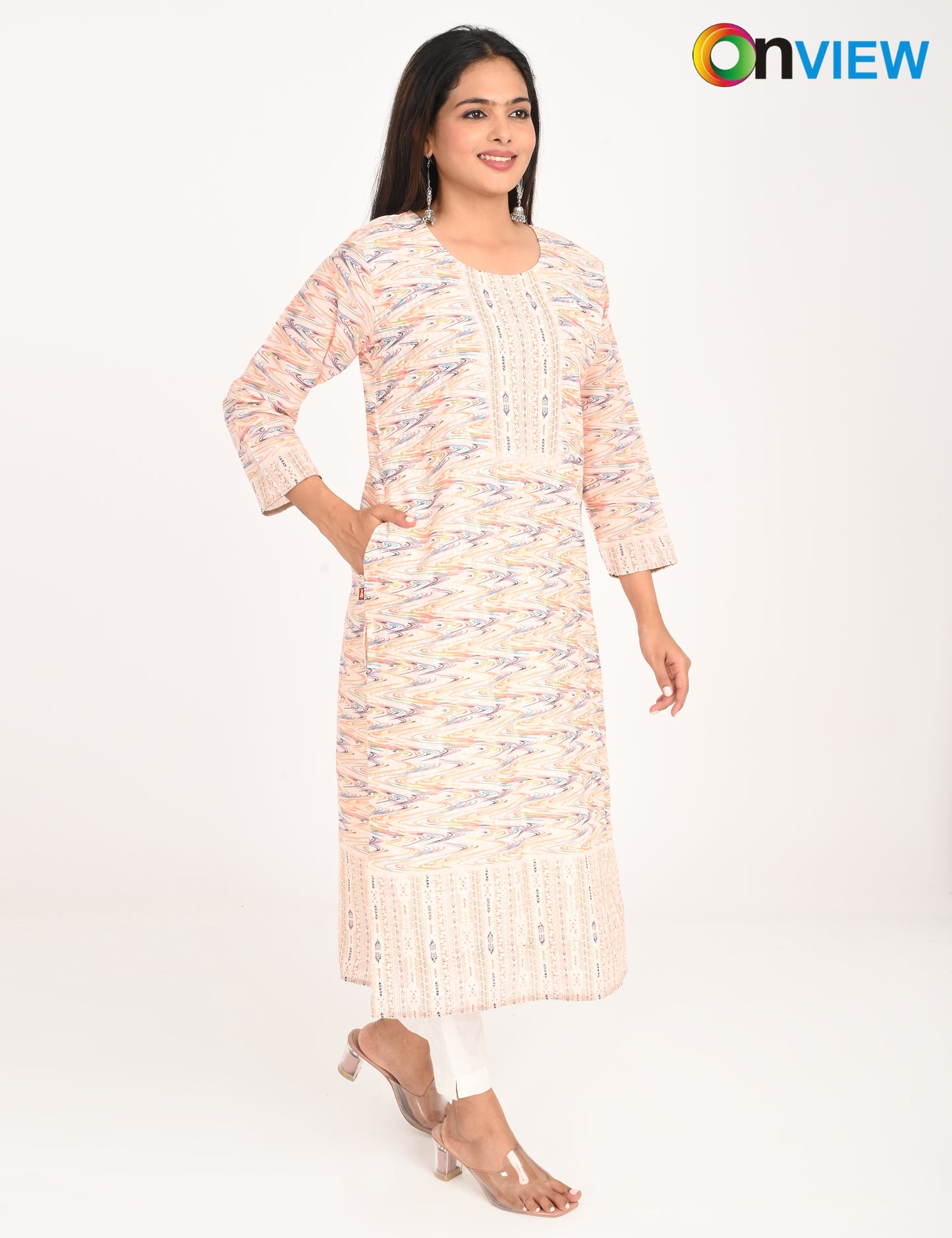 ONVIEW | 994 | COTTON CHIKANKARI WORK WITH DIGITAL PRINT | PACK OF 4
