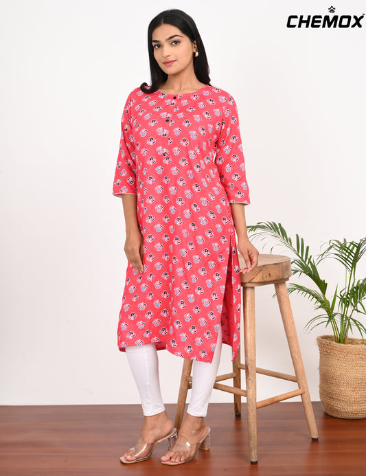 CHEMOX | 460  |  ROUND NECK WITH POCKET | PACK OF 4