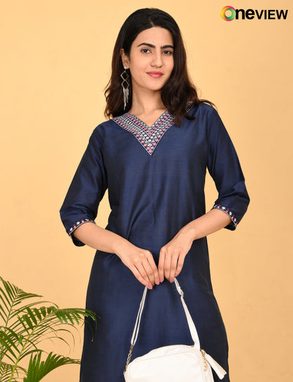 ONVIEW | 1086 | V-NECK EMBROIDERY | PACK OF 4
