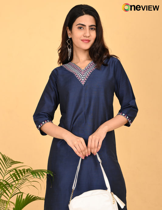 ONVIEW | 1086 | V-NECK EMBROIDERY | PACK OF 4