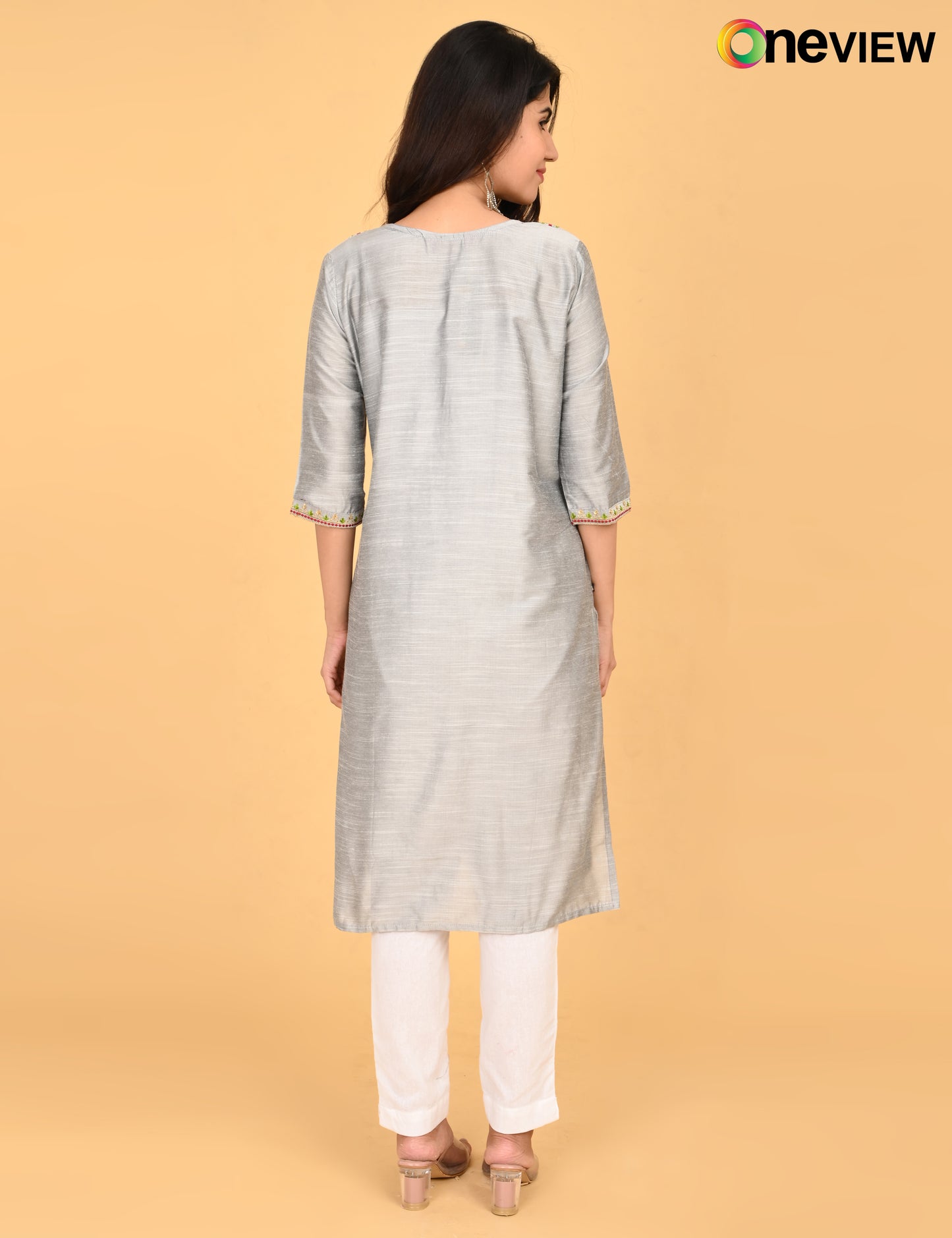 ONVIEW | 1123 | V-NECK EMBROIDERY | PACK OF 4