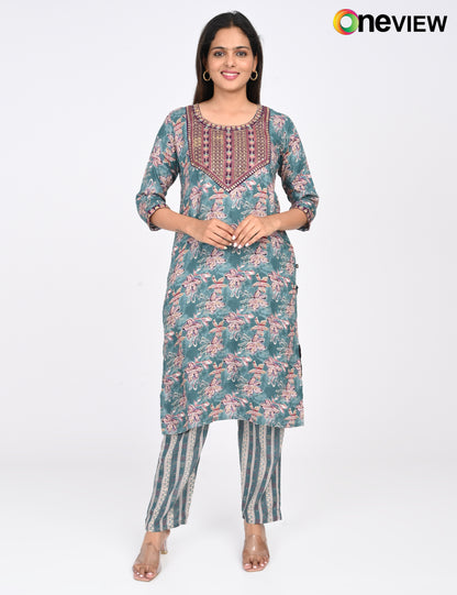 ONVIEW | 1440 | CAPSULE 2 PIECE SET WITH EMBROIDERY | PACK OF 6