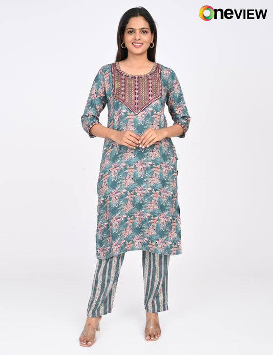 ONVIEW | 1440 | CAPSULE 2 PIECE SET WITH EMBROIDERY | PACK OF 6