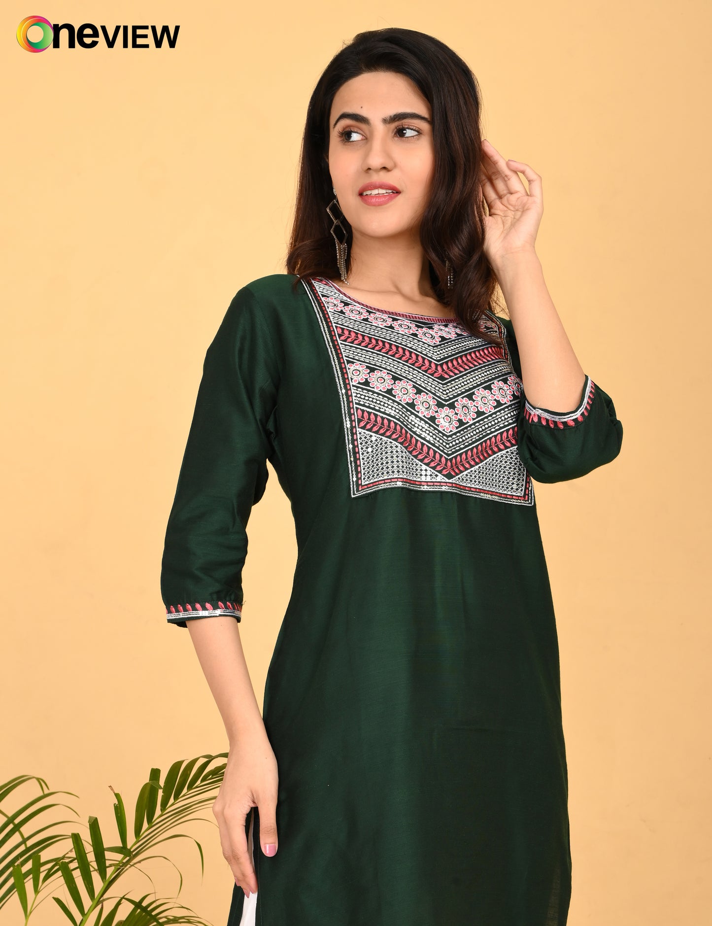 ONVIEW | 003 | BIG EMBROIDERY | PACK OF 4
