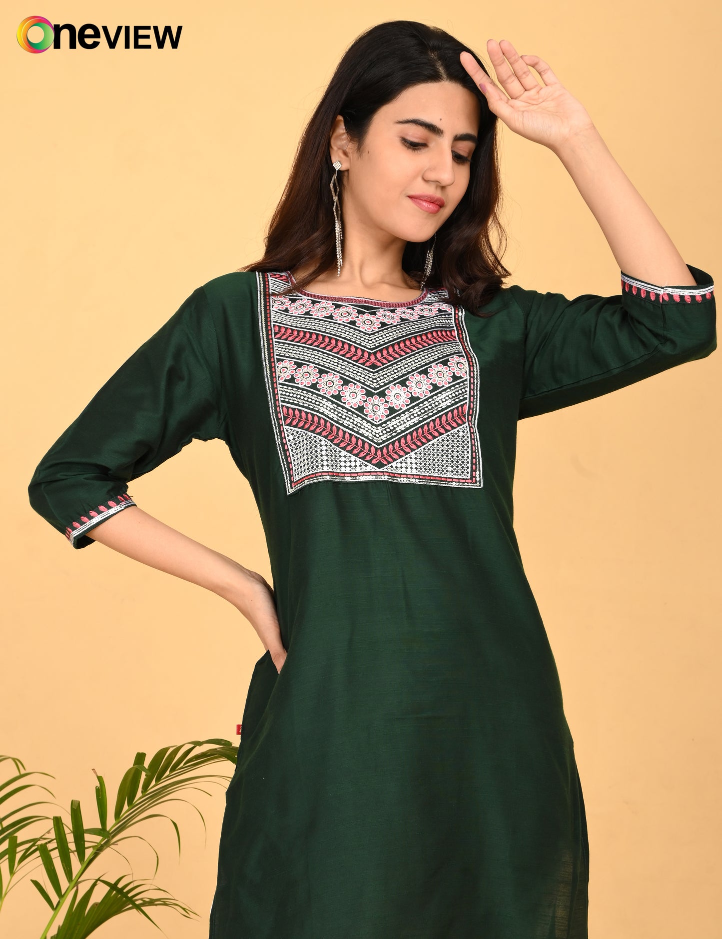 ONVIEW | 003 | BIG EMBROIDERY | PACK OF 4