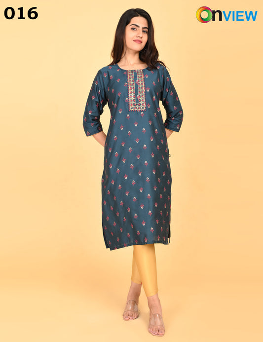 ONVIEW | 016 | SILK SMALL EMBROIDERY | PACK OF 6