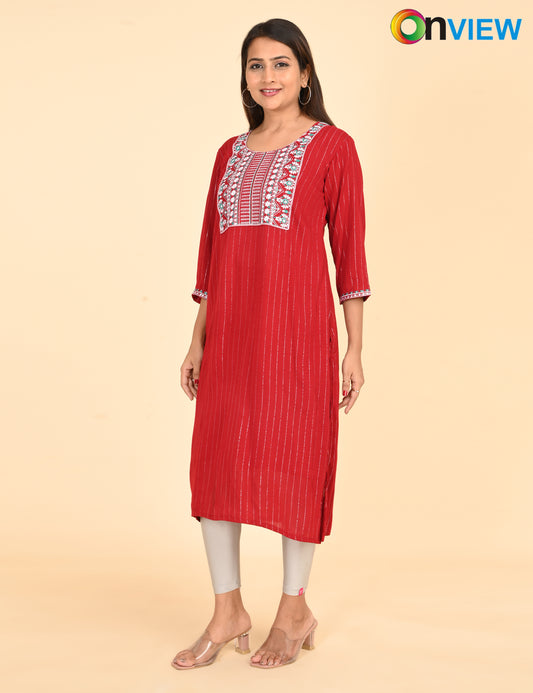 ONVIEW | 025 | BIG EMBROIDERY WITH LINING | PACK OF 6