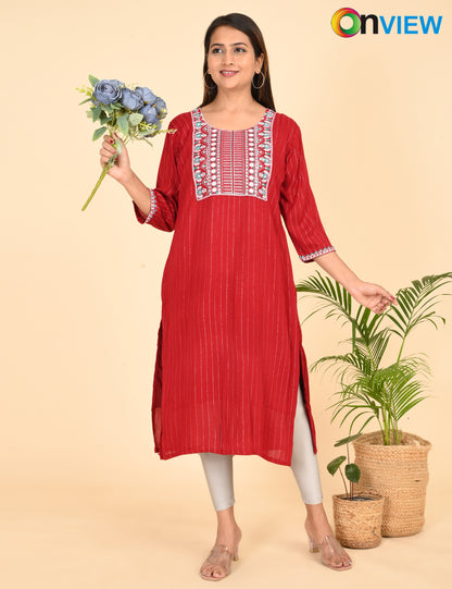 ONVIEW | 025 | BIG EMBROIDERY WITH LINING | PACK OF 6