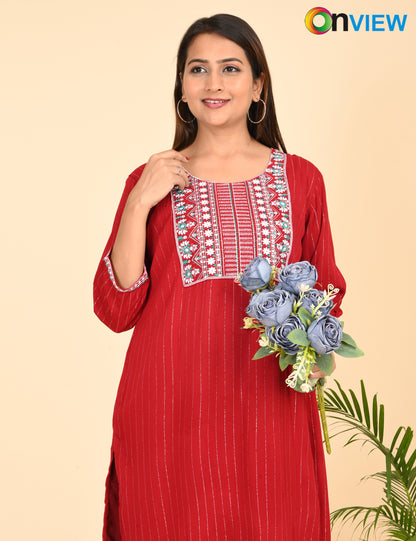 ONVIEW | 025 | BIG EMBROIDERY WITH LINING | PACK OF 6
