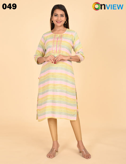 ONVIEW | 049 | SMALL EMBROIDERY WITH SEQUENCE | PACK OF 6