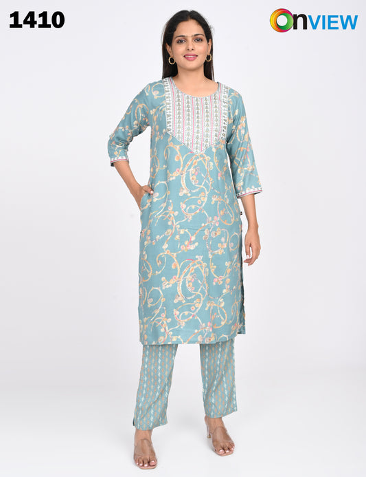 ONVIEW | 1410 | CAPSULE 2 PIECE SET WITH EMBROIDERY | PACK OF 6