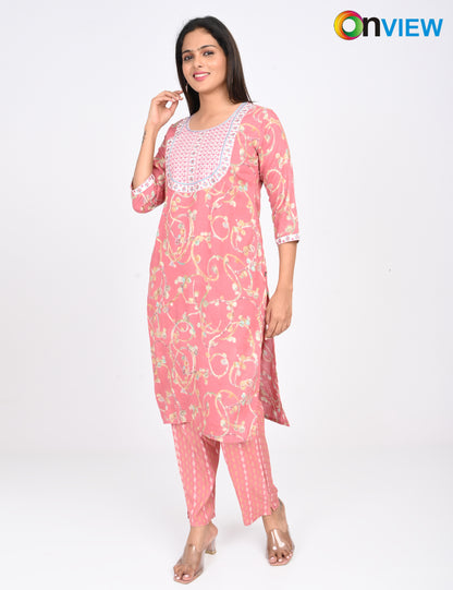 ONVIEW | 1411 | CAPSULE 2 PIECE SET WITH EMBROIDERY | PACK OF 6