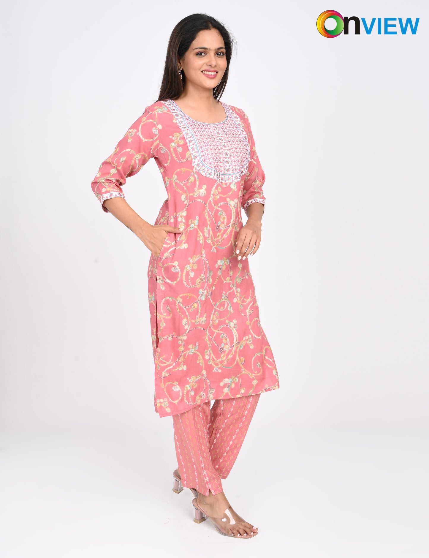 ONVIEW | 1411 | CAPSULE 2 PIECE SET WITH EMBROIDERY | PACK OF 6