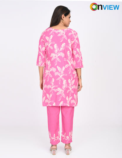 ONVIEW | 1413 | RAYON CO-ORD SET | PACK OF 4