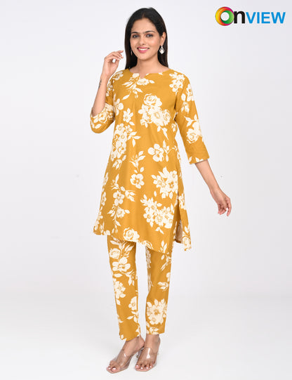 ONVIEW | 1414 | RAYON CO-ORD SET | PACK OF 4