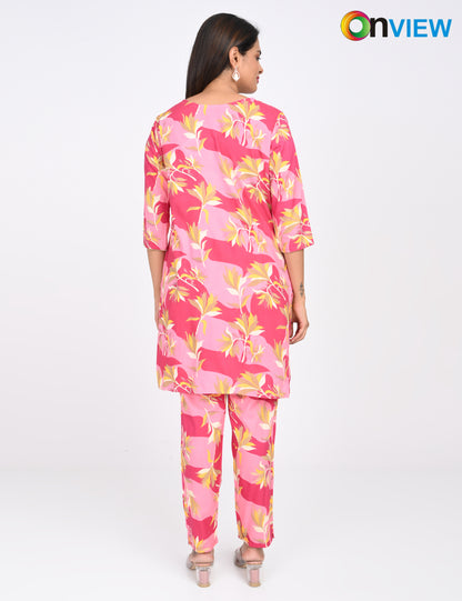 ONVIEW | 1415 | RAYON CO-ORD SET | PACK OF 4