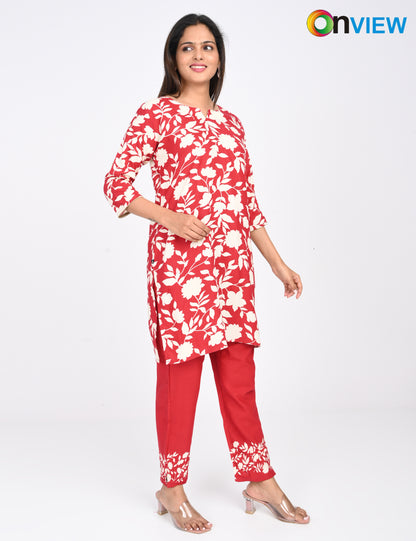 ONVIEW | 1416 | RAYON CO-ORD SET | PACK OF 4