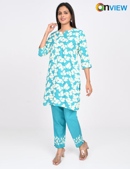 ONVIEW | 1419 | RAYON CO-ORD SET | PACK OF 4