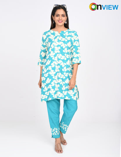 ONVIEW | 1419 | RAYON CO-ORD SET | PACK OF 4