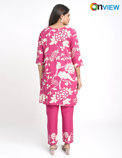 ONVIEW | 1420 | RAYON CO-ORD SET | PACK OF 4