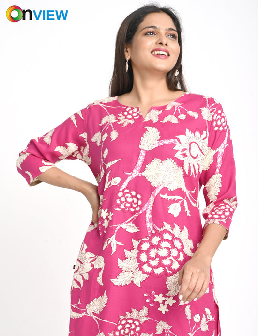 ONVIEW | 1420 | RAYON CO-ORD SET | PACK OF 4