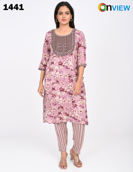 ONVIEW | 1441 | CAPSULE 2 PIECE SET WITH EMBROIDERY | PACK OF 6